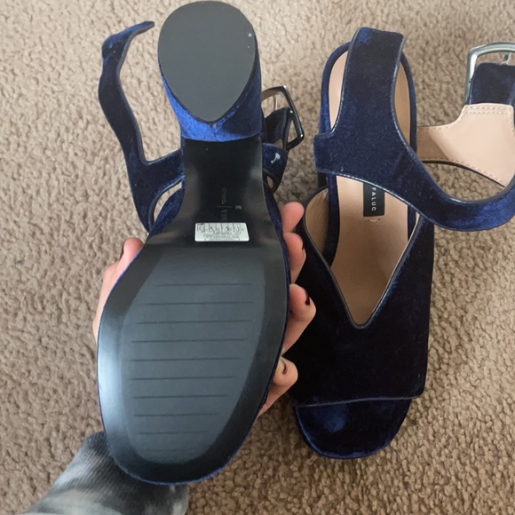 Zara blue heels - Picture 2 of 4